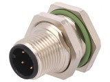 Soclu M12 4-Pin THT Filet PG9