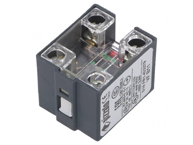 Bloc terminal NC x2 10A max.400VAC max.250VDC -40&divide;80&deg;C