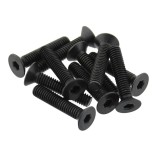 Set 10 suruburi M4, otel, lungime 20mm, cap ingropat, pas filet 0.7, BOSSARD, S000341