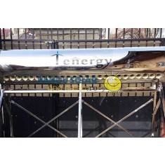 Kit Panou solar apa calda INOX nepresurizat 1ENERGY 250 litri - cu automatizare