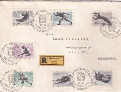 FILATELIE TEMATICA - PLIC AUSTRIA TEMATICA OLIMPIC foto