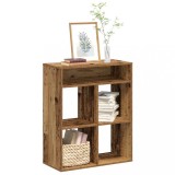 VidaXL Bibliotecă, lemn vechi, 66x31x80 cm, lemn prelucrat