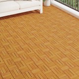 vidaXL Set 20 Dale Decking din Lemn Masiv de Salcam (Acacia) Maro 30x30 cm, Rezistente la Intemperii, pentru Gradina Terasa Balcon