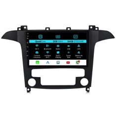 Navigatie Android Dedicata Ford S-Max (2006 - 2015), 9Inch, 2Gb Ram, 64Gb Stocare, Carplay