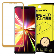 Folie Sticla Full Cover Full Glue Wozinsky Huawei Mate 20 Lite Cu Adeziv Pe Toata Suprafata Foliei Gold foto