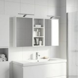 vidaXL Set dulap baie pentru 3 pcs 116 x 16 x 62,5 cm Lemn compozit 3403816