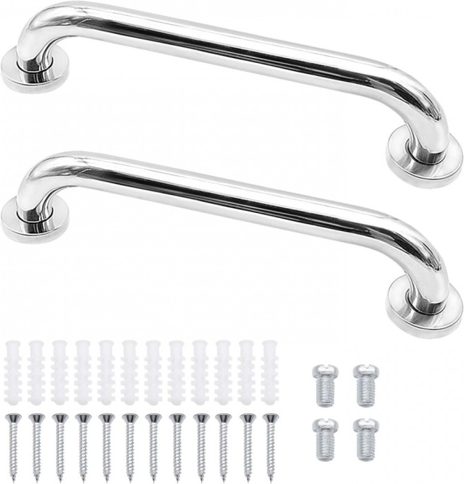 Set 2 manere de prindere YHSKJCD, inox, 30 cm