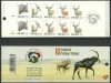 AFRICA DE SUD 1998 FAUNA ANTILOPE IN CARNET, Nestampilat