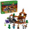 LEGO Minecraft Putul din Badlands 21263, Set Constructie, Mina Abandonata, Explorator, TNT, Paianjen, Creeper, Zombi Desert, 8+