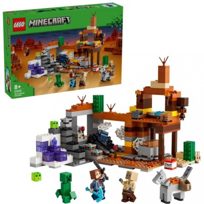LEGO MINECRAFT PUTUL DIN BADLANDS 21263 foto