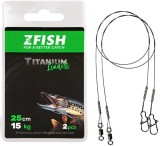 Struna Zfish Titanium, 20cm, 12kg, 2buc/pac