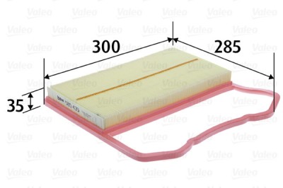 VALEO 585435 Filtru aer foto
