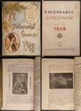 Cumpara ieftin ✝ rar CALENDARUL CREDINTA pe anul de la Hristos 1948 (Anul I) Sibiu CALENDAR 96 pag. cateva ilustratii. Targurile din Ardeal si Banat. Pagini netaiate