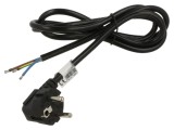 Cablu electric 3x1mm2 cu ştecăr &icirc;n unghi 1.5m