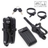 Cumpara ieftin Lanț anti - furt, trotinete / biciclete / scutere electrice, 80 cm, model 5, negru | Motorevolution