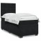 vidaXL Pat box spring cu saltea, negru, 80x200 cm, catifea 3290764