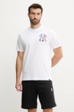 47 brand tricou din bumbac MLB New York Yankees culoarea alb, cu imprimeu, BB017TEMECH657667WW