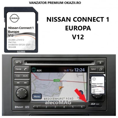 Card navigatie Nissan Juke (2009&amp;ndash;2013) Connect 1 LCN1 V12 Europa 2022-2023 foto