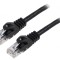 Cablu Patch U/UTP 6 litat CCA PVC negru 5m 26AWG