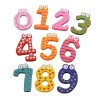 Cifre Magnetice din Lemn, Set 10 Cifre Colorate, Jucarie Educativa Prescolari, Aderenta Perfecta, Dimensiune 6cm