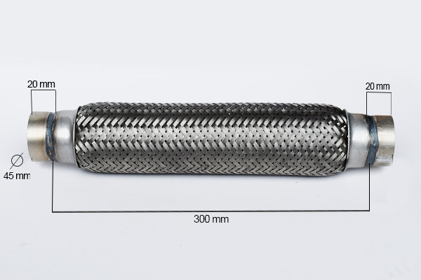 RACORD FLEXIBIL INNER &amp; OUTER BRAID (B) 45X300MM - 60095