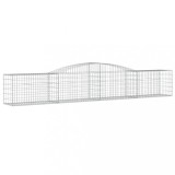 Cumpara ieftin Cos gabion arcuit 400x50x60/80 cm fier galvanizat