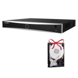 NVR Hikvision 8 canale 12MP AcuSense, 2x SATA, H.265+ cu HDD gratuit
