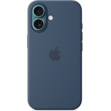 Husa de protectie Apple Silicone Case with MagSafe pentru iPhone 16- Denim