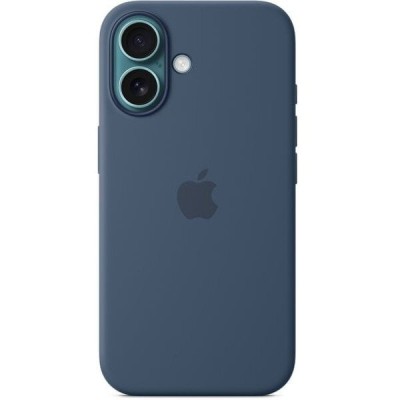 Husa de protectie Apple Silicone Case with MagSafe pentru iPhone 16- Denim foto