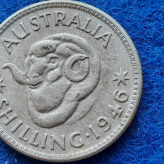 AUSTRALIA 1 SHILLING 1946 AG