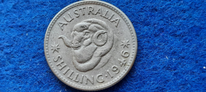 AUSTRALIA 1 SHILLING 1946 AG