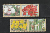 ONU Geneva 1996-Flora,Flori,Specii pe cale de disparitie,serie 4 val.MNH.288-291, Nestampilat