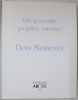 ARTA SI VOCATIE , PROPILEE ESTETICE , DORU MAXIMOVICI de VALENTIN CIUCA , 2008, COPERTE REFACUTE