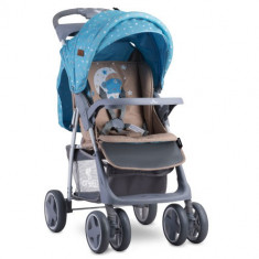 Carucior Sport Foxy, Colectia 2019 Blue &amp;amp; Beige Moon Bear foto