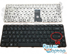 Tastatura Laptop HP Pavilion dv5 2140 neagra layout US fara rama enter mic foto