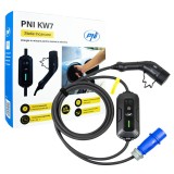 Cumpara ieftin Aproape nou: Incarcator portabil PNI KW7 32A, 7.4KW, pentru masini electrice, 230V,