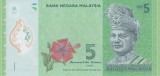 Bancnota Malaezia 5 Ringgit ( 2021) - P52c UNC ( polimer - vezi descriere )