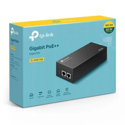 TP-Link, PoE++ Injector, TL-POE170S, Standarde si protocoale: IEEE802.3i, IEEE802.3u, IEEE802.3ab, foto