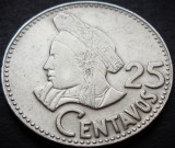 Cumpara ieftin Moneda exotica 25 CENTAVOS - GUATEMALA, anul 1979 * cod 1377, America Centrala si de Sud