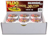 Haldorado - Pelete flotant Fluo Method Wafter 8 mm - MIX-6 6 arome intr-o cutie