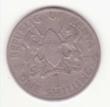 Kenya 1 shilling 1973 -Mzee Jomo Kenyatta, monetăria Llantrisant.