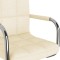 Scaun de bucatarie, crem, material textil - 5