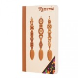 Agenda nedatata, Mestesug romanesc, foi albe, 10 x 14,5 cm, 144 pg, MB260 B2
