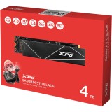 SSD ADATA XPG GAMMIX S70 BLADE 4TB PCIe Gen4x4 M.2