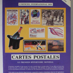 CARTES POSTALES , LE PREMIER REPERTOIRE MONDIAL par GERARD NEUDIN et JOELLE NEUDIN , 1987
