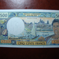 FRANTA / INSTITUT D'OTRE -MER 500 FRANCI UNC