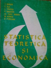 T. Baron - Statistica teoretica si economica (Editia: 1996) foto