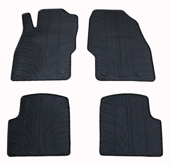 Set covorase auto din cauciuc Opel Corsa D 2006-2014, Negru, Gledring, 4 buc. AutoDrive ProParts