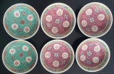 Serviciu-set portelan 6 castroane vintage, boluri, castronele China, Farfurii