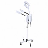 Cumpara ieftin Vapozon Facial Profesional 3 &icirc;n 1 &ndash; Abur Cald/Rece, Ozon și Lupă LED